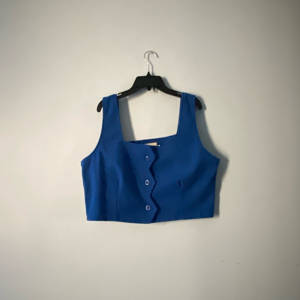 Fbc zig zag button up tank